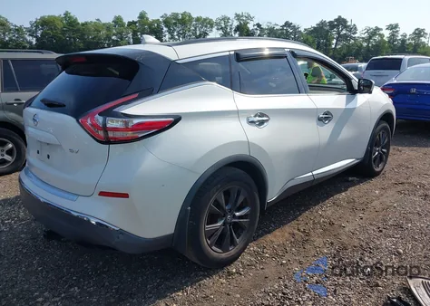 2017 Nissan Murano Sv z USA, uszkodzony, nr VIN 5N1AZ2MG0HN168633